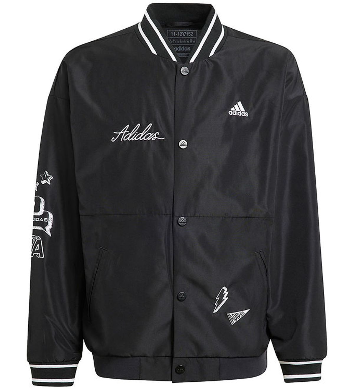 adidas Performance Cardigan - J Bluv Q3 Wvjkt - Sort/Hvid