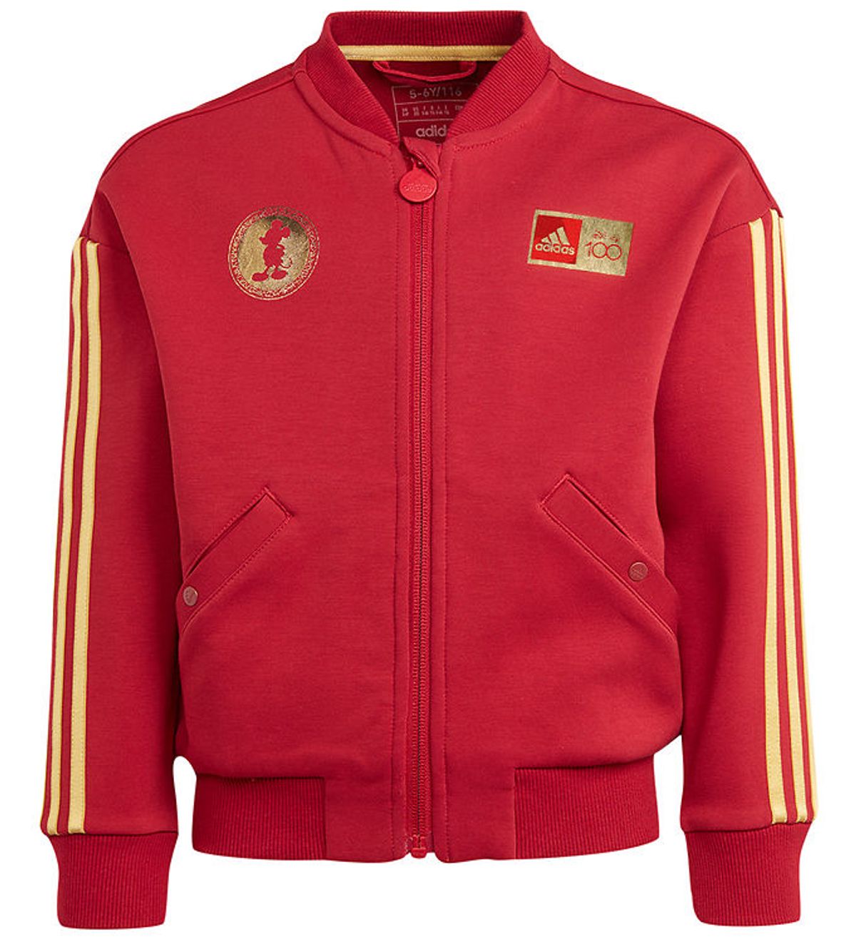 adidas Performance Cardigan - LK DY 100 TT - Rød/Guld m. Disney