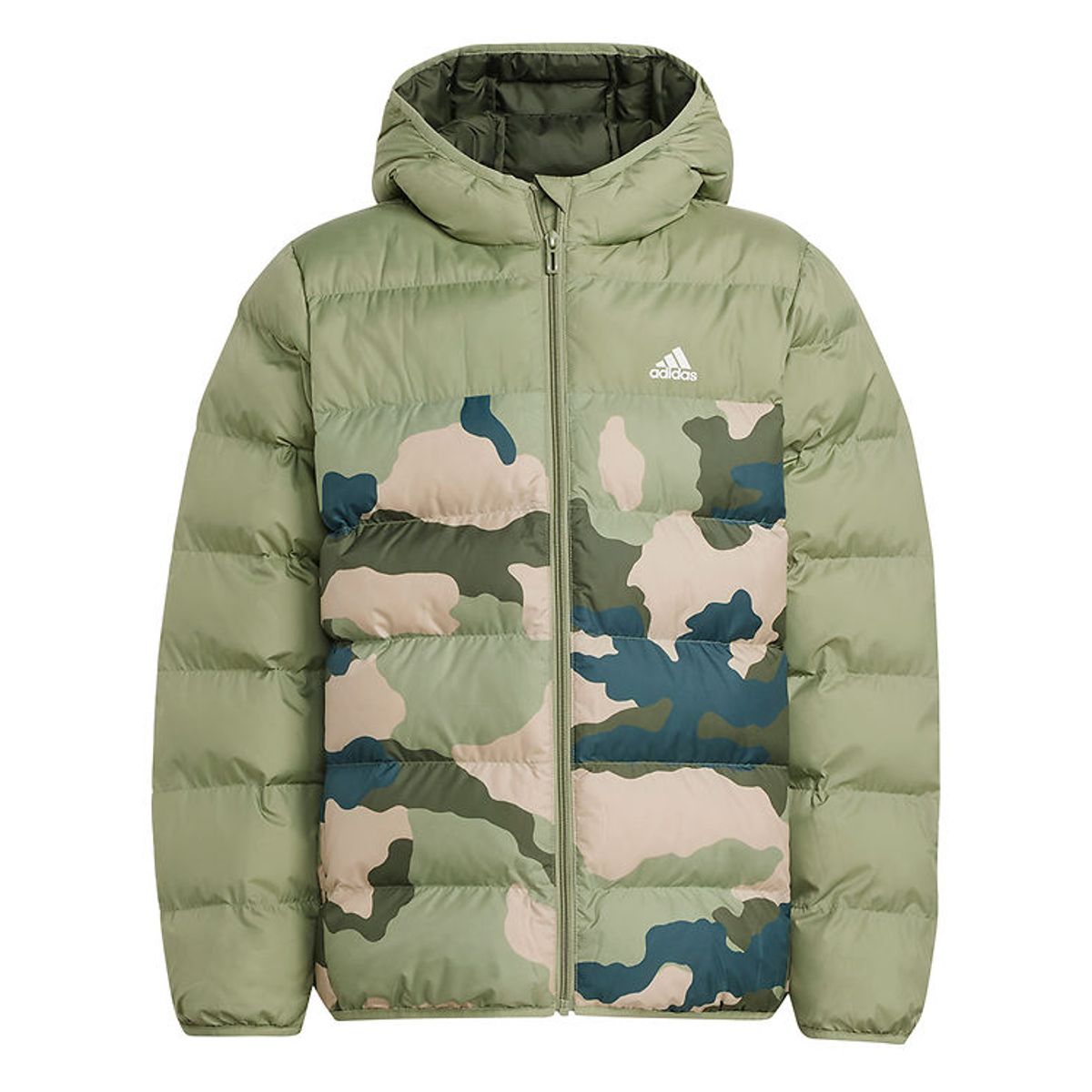 adidas Performance Dynejakke - Grøn m. Camouflage