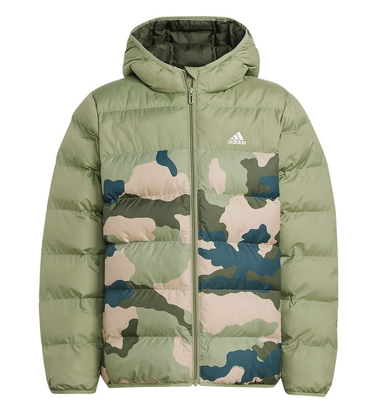 adidas Performance Dynejakke - Grøn m. Camouflage