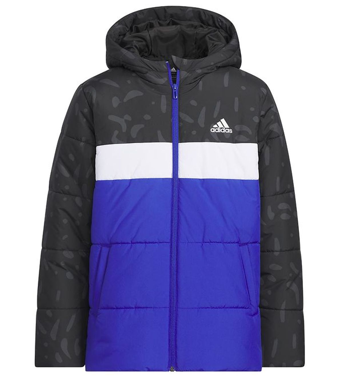 adidas Performance Dynejakke - JB CB PAD JKT - Sort/Hvid/Blå