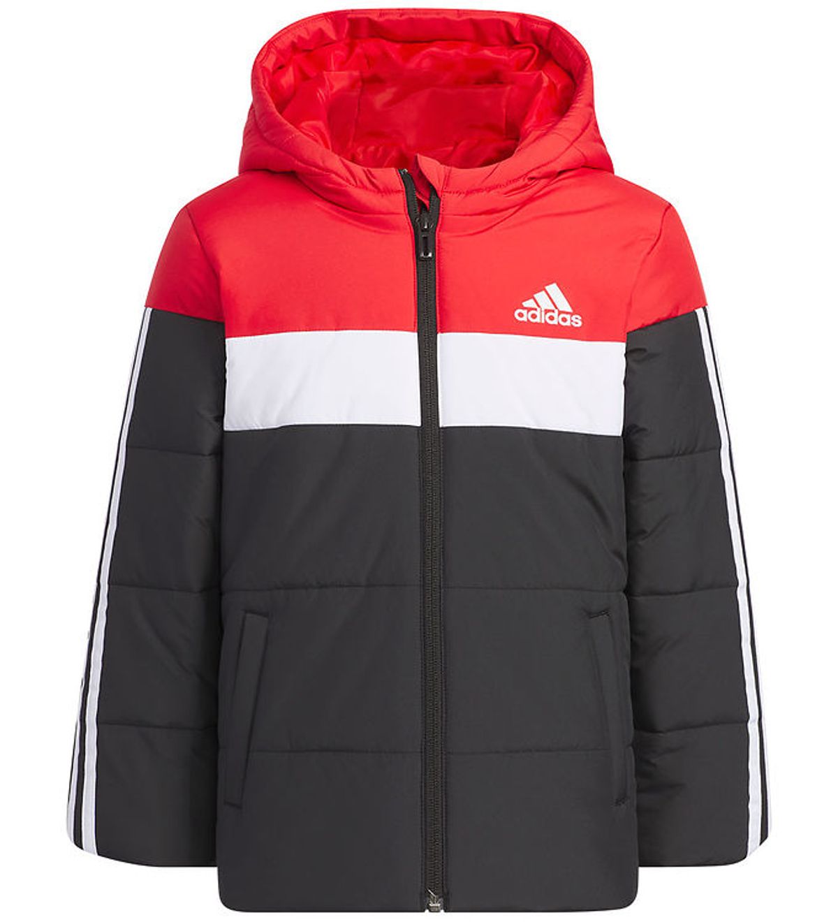 adidas Performance Dynejakke - LK Pad JKT - Sort/Rød/Hvid