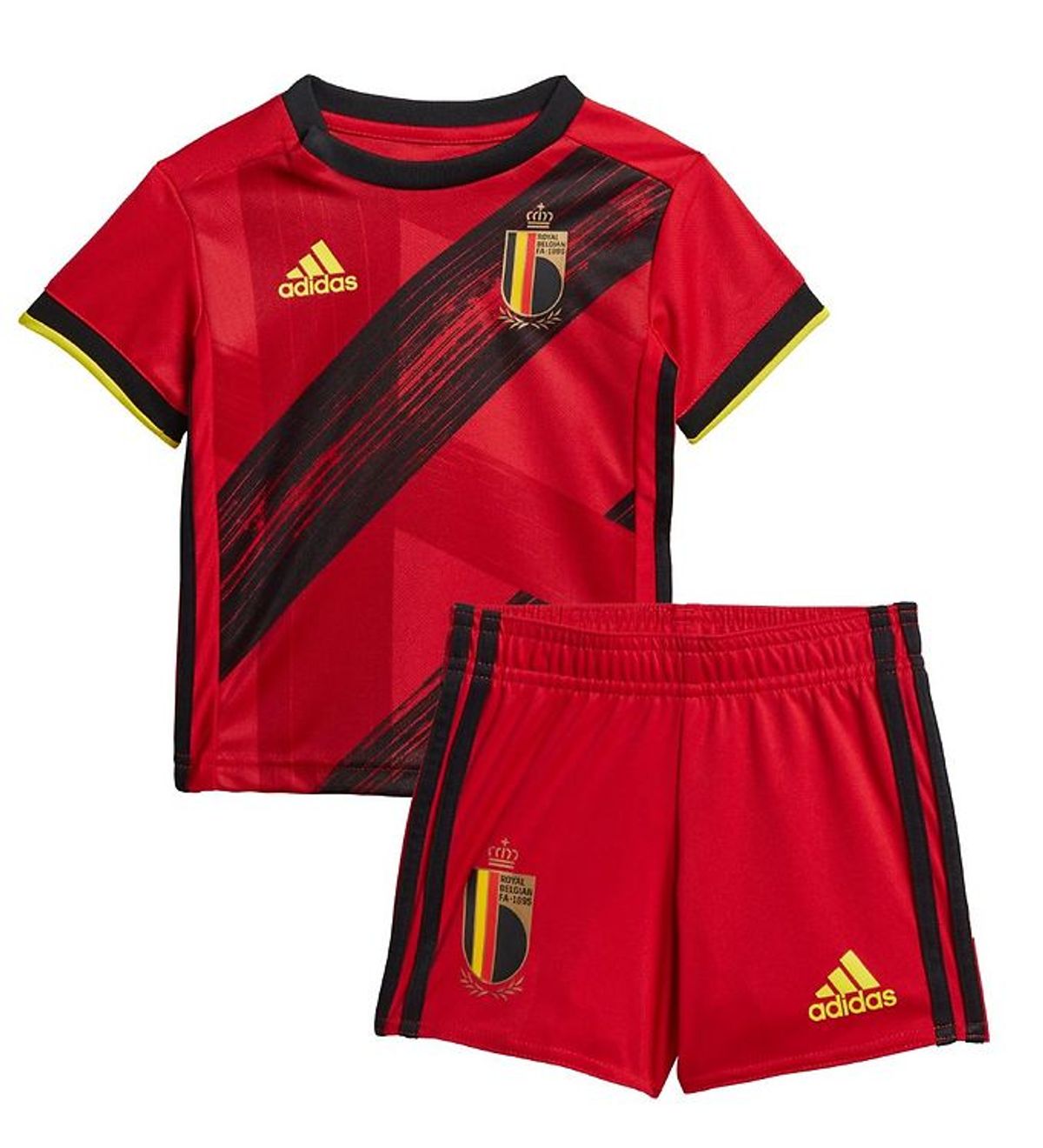 adidas Performance Fodboldsæt - Belgien - Rød/Sort