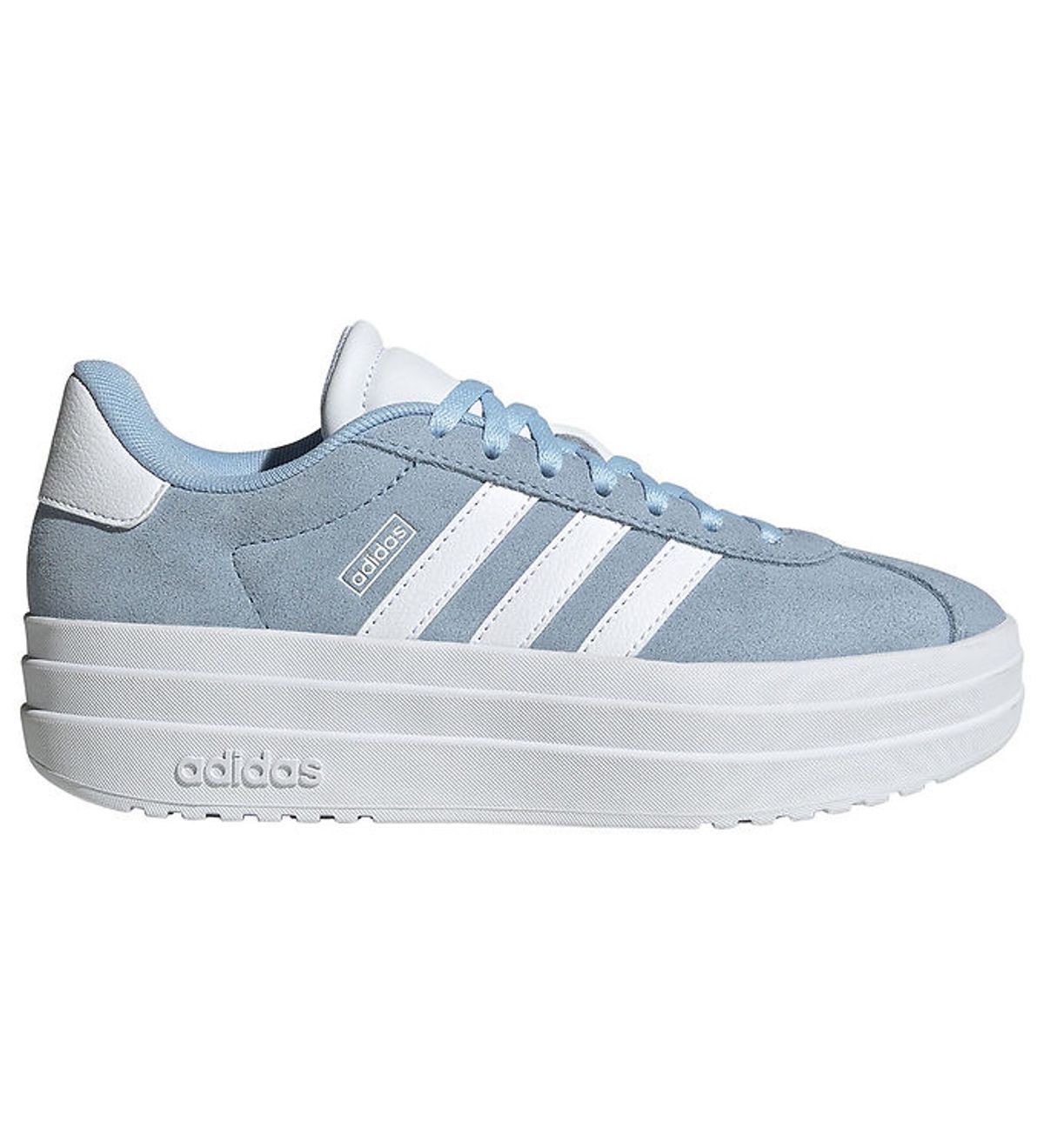 adidas Performance Sko - VL COURT BOLD J - GLOBLU/FTWWHT/FTWWHT