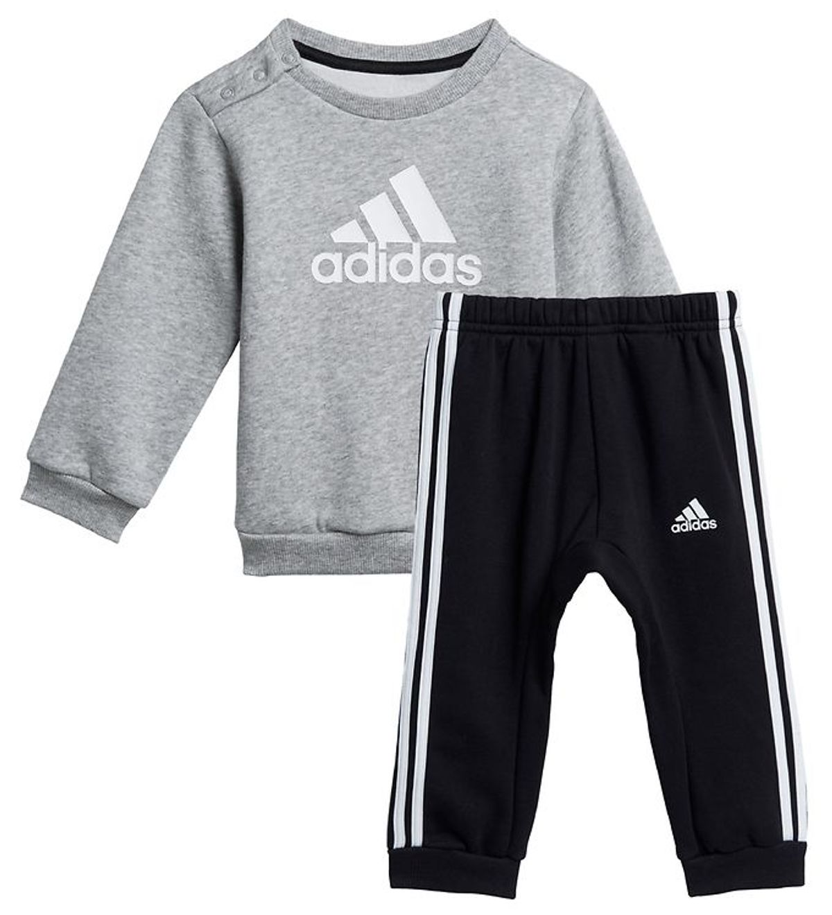 adidas Performance Sweatsæt - Bos - Gråmeleret/Hvid