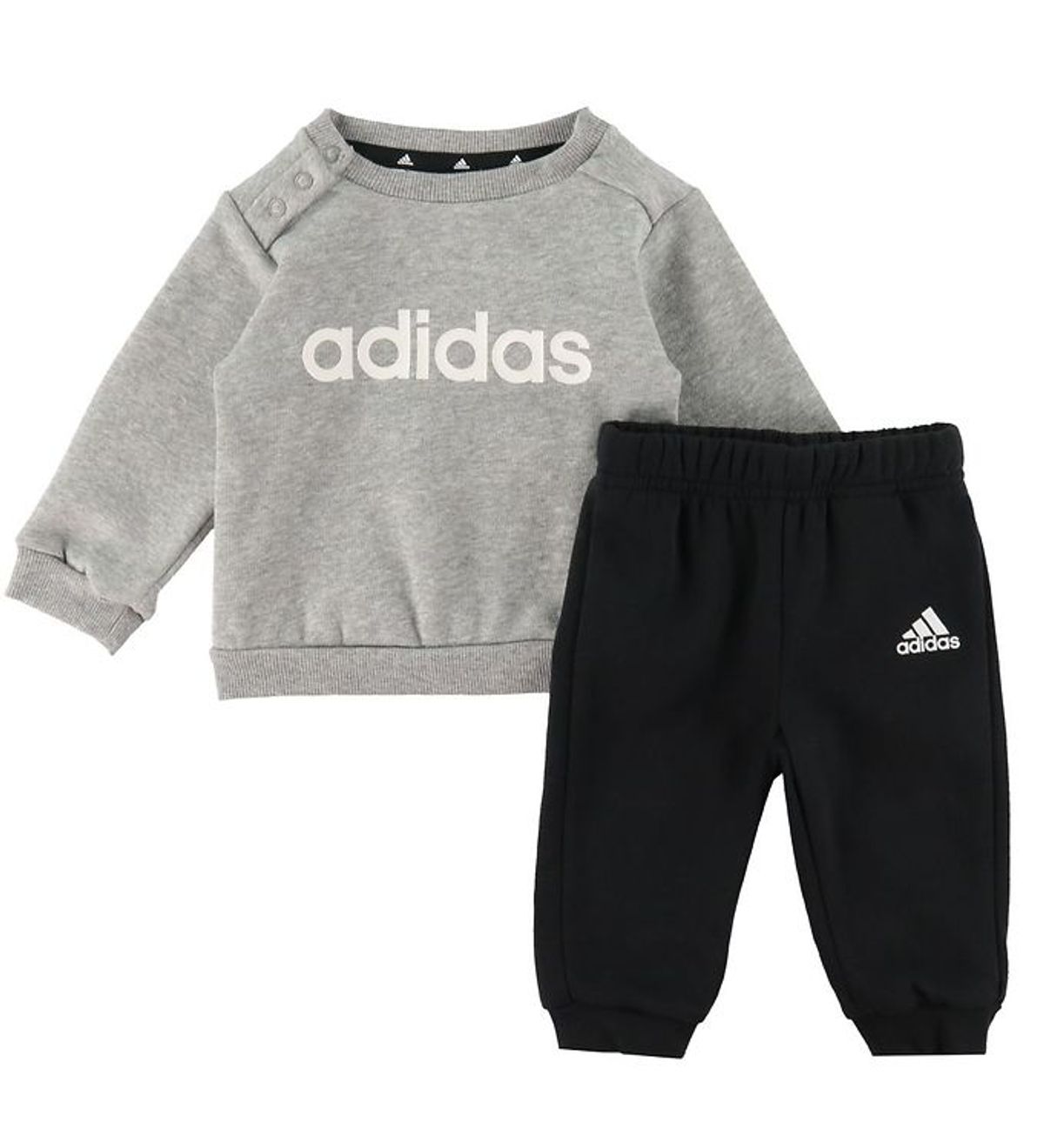 adidas Performance Sweatsæt - I LIN FL JOG - Grå/Hvid