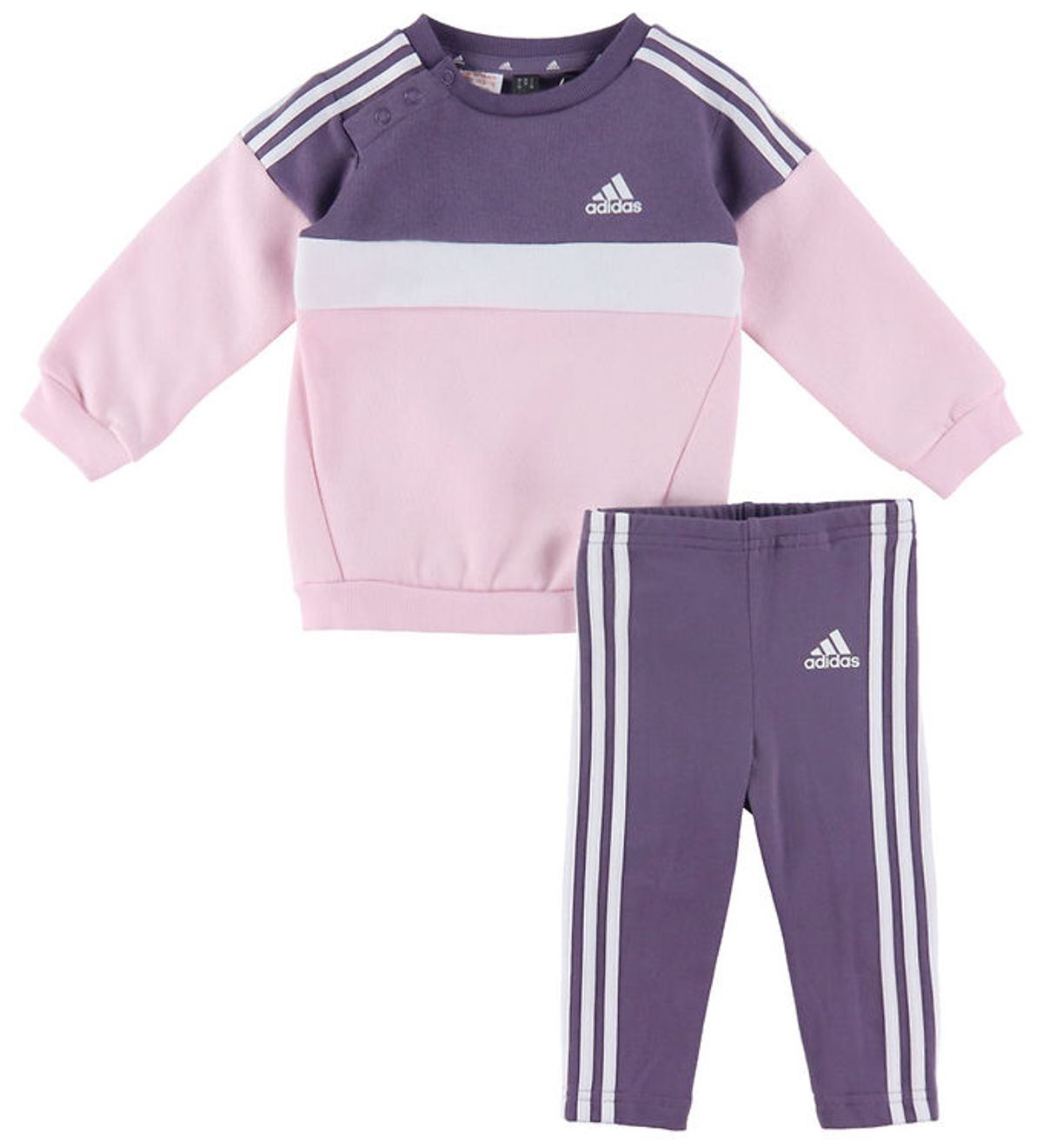 adidas Performance Sweatsæt - IG 3S TIB FL TS - Lilla/Rosa