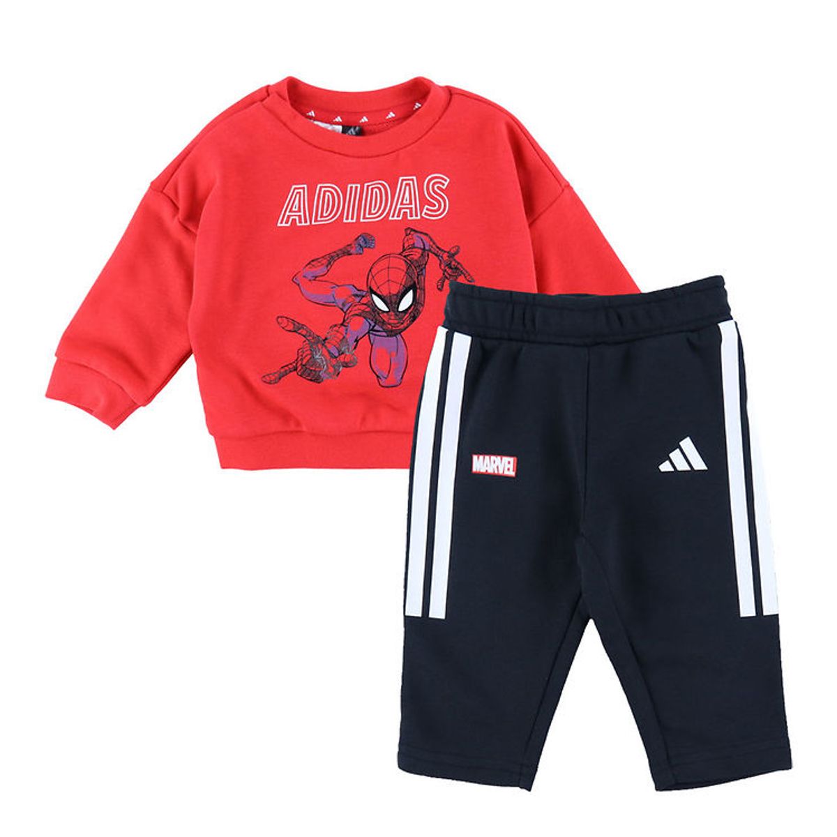 adidas Performance Sweatsæt m. Spiderman - I MRVL SM Jog - Purru