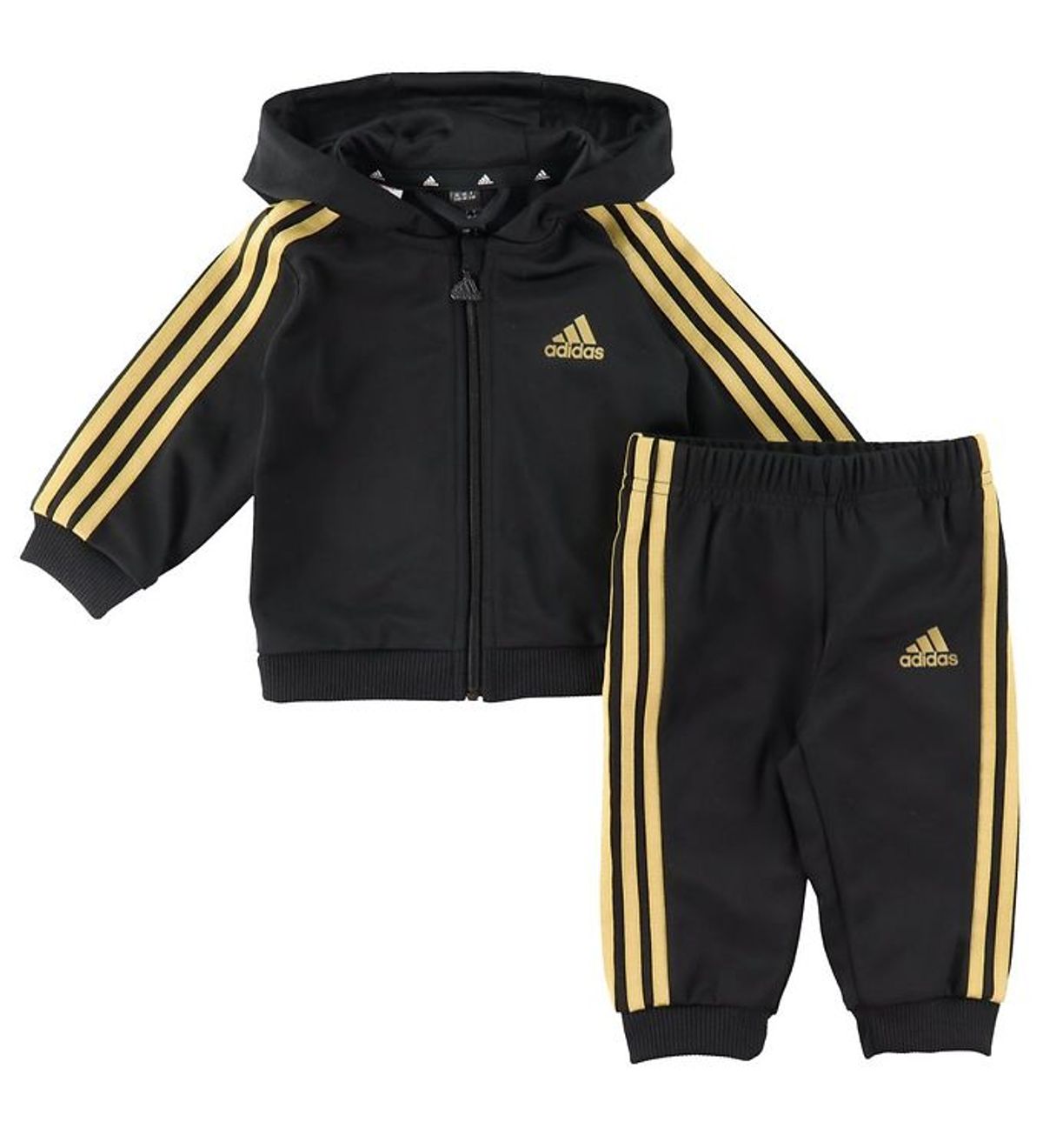 adidas Performance Træningssæt - I 3S SHINY TS - Guld/Sort