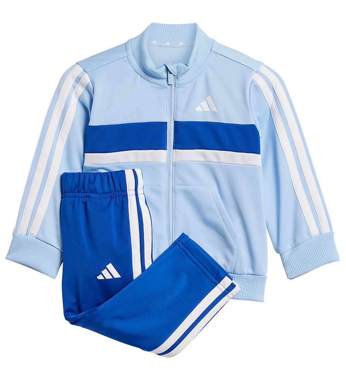 adidas Performance Træningssæt - I 3S Tib TS - Globlu/White/Royb