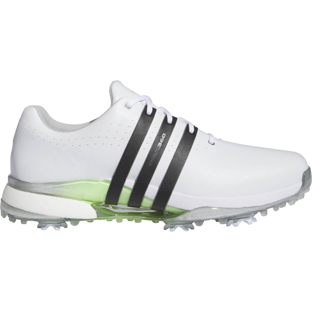 Adidas Tour 360 (2024) Vandtætte Herre Golfsko Med Spikes - Ftwwht/Cblack/Grespa - Str. 47 1/3 Normal