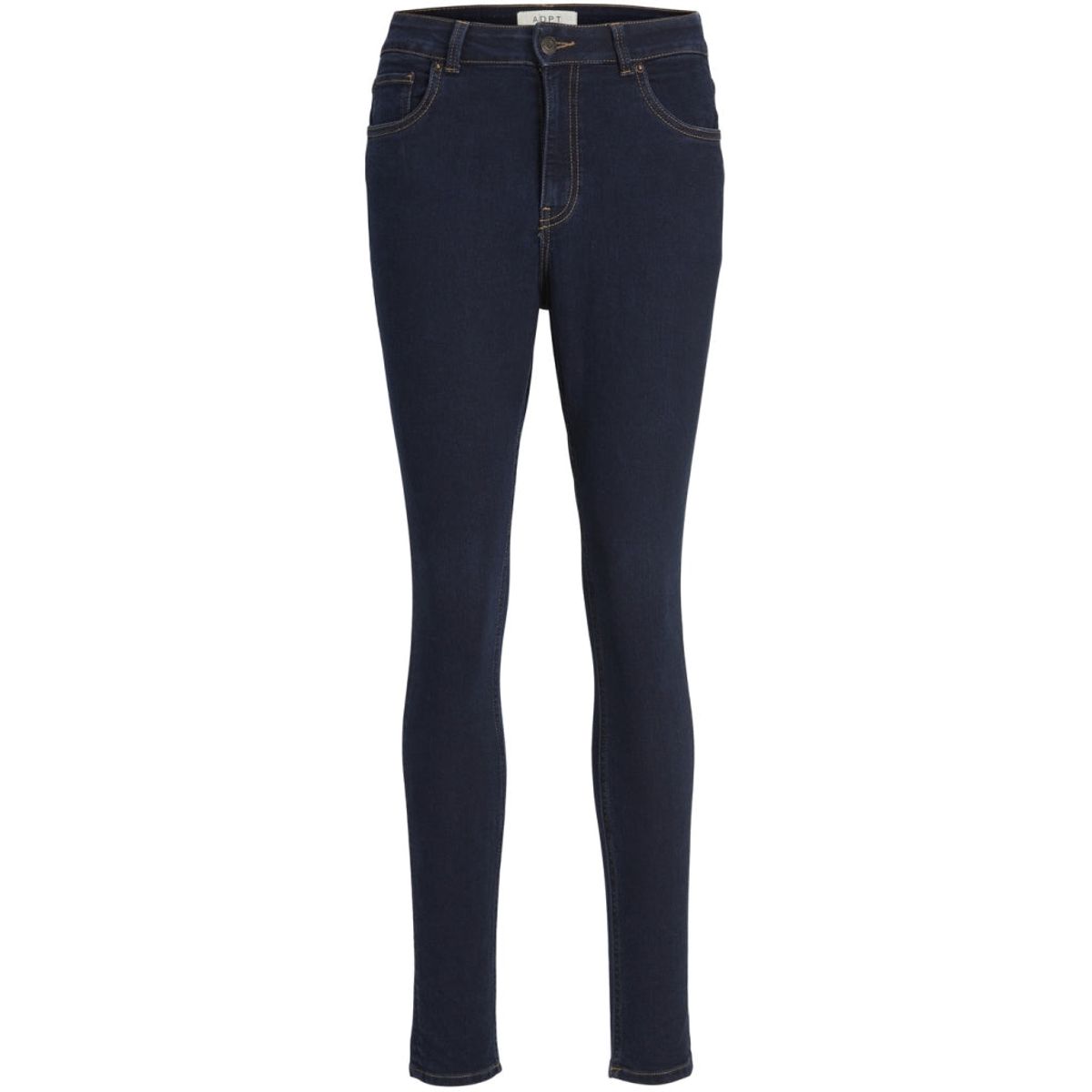 ADPT dame jeans ADPTMAH SKINNY - Dark Blue Denim