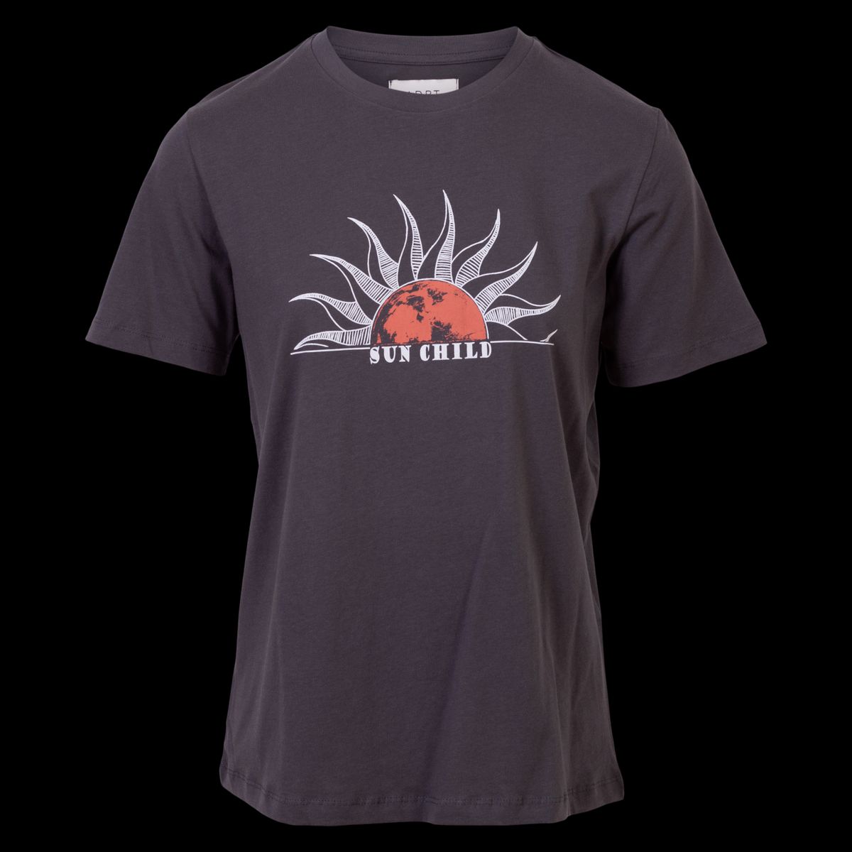 ADPT Dame T-shirt - Asphat/Sun Child - XS