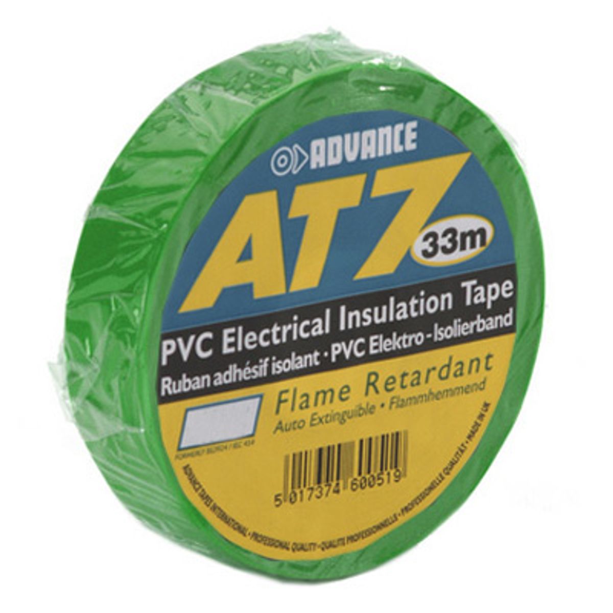 Advance AT7 PVC-tape 19mm x 33m Grøn