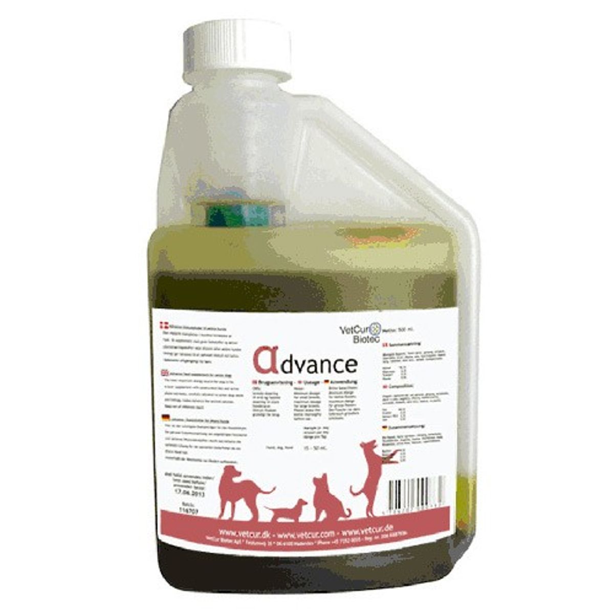 Advance Olietilskud t. ældre hunde - 500 ml - VetCur