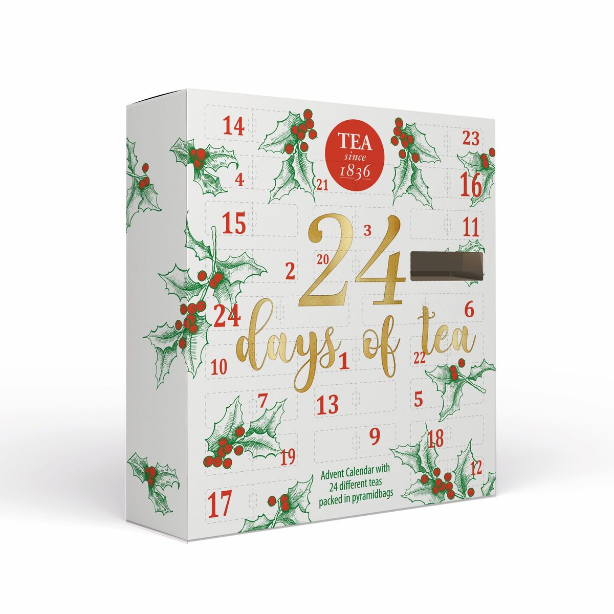 Adventskalender med tebreve - 24 dage