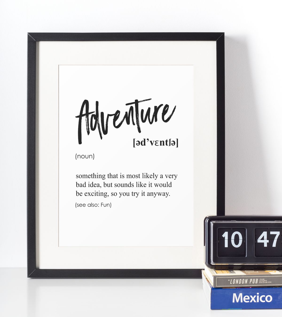 Adventure definition plakat