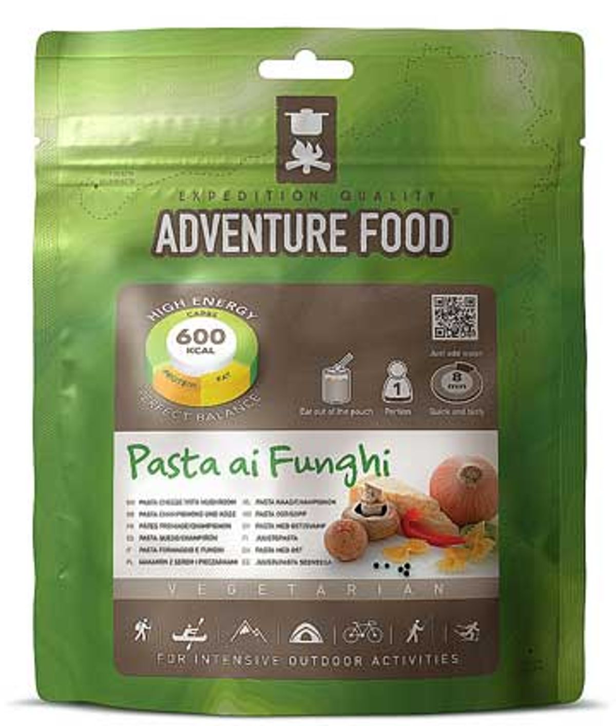 Adventure Food Pasta Ai Funghi - 1 Portion