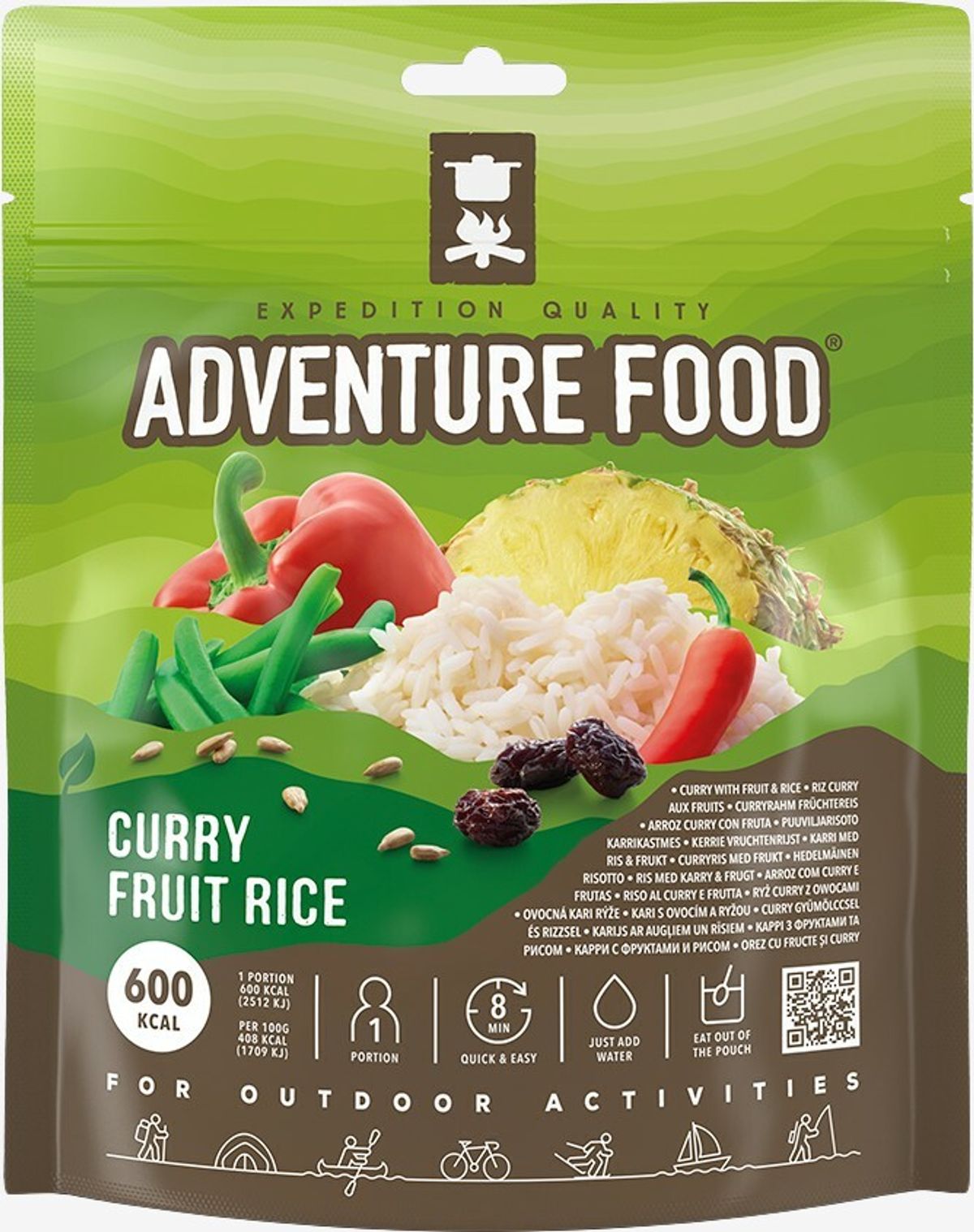 Adventure Food - Ris med karry og frugt