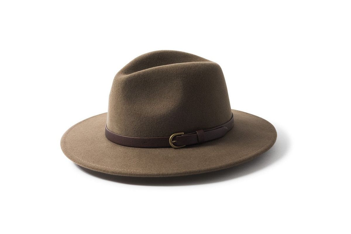 Adventurer Felt Fedora Hat - cork - 55 (small)