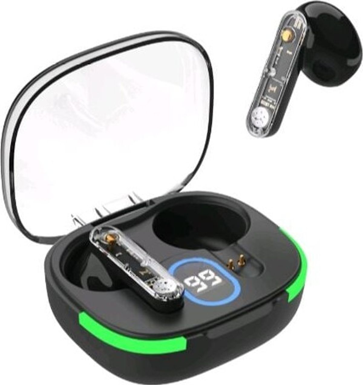 Aeroz - Tws-1020 - Trådløse Bluetooth Earpods - Sort