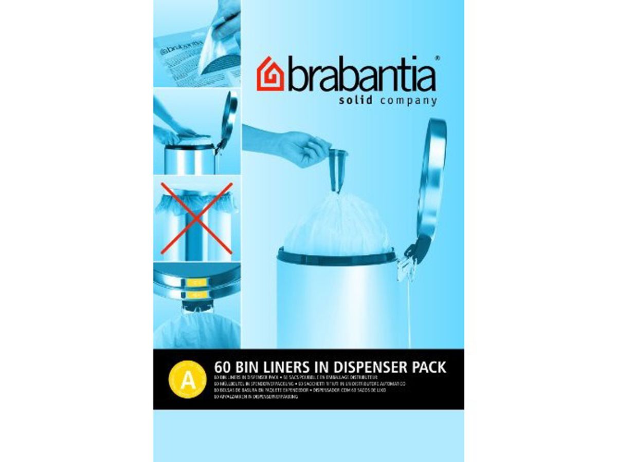 Affaldspose Brabantia Model A 3 Liter 60 stk