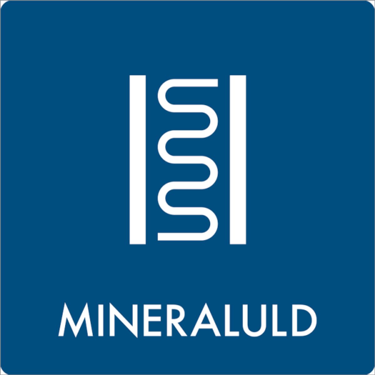 Affaldsskilt Mineraluld