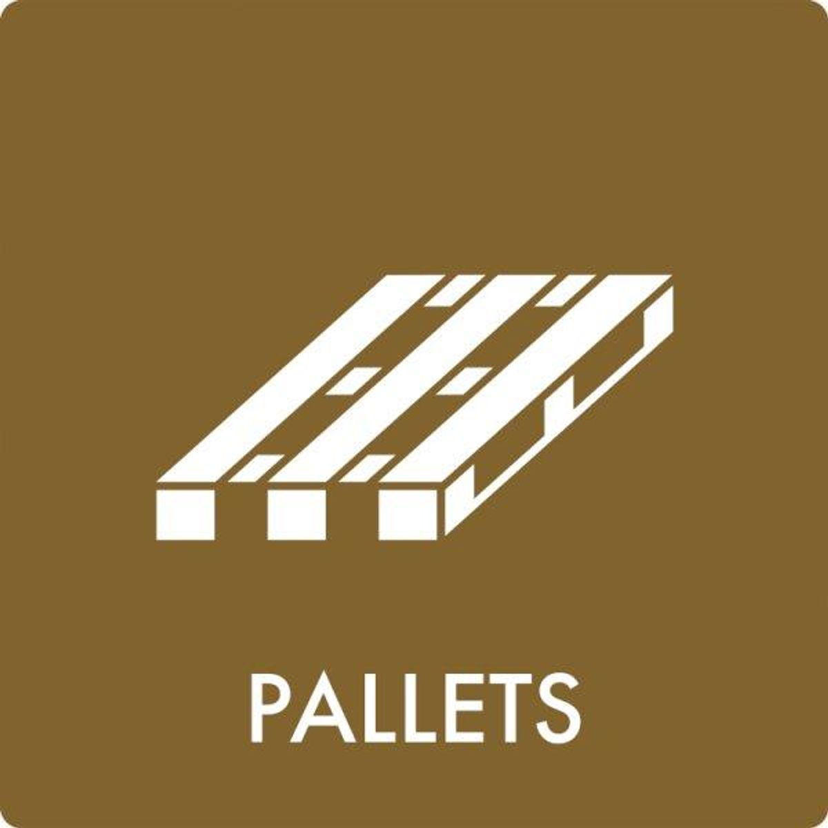 Affaldsskilt Pallets