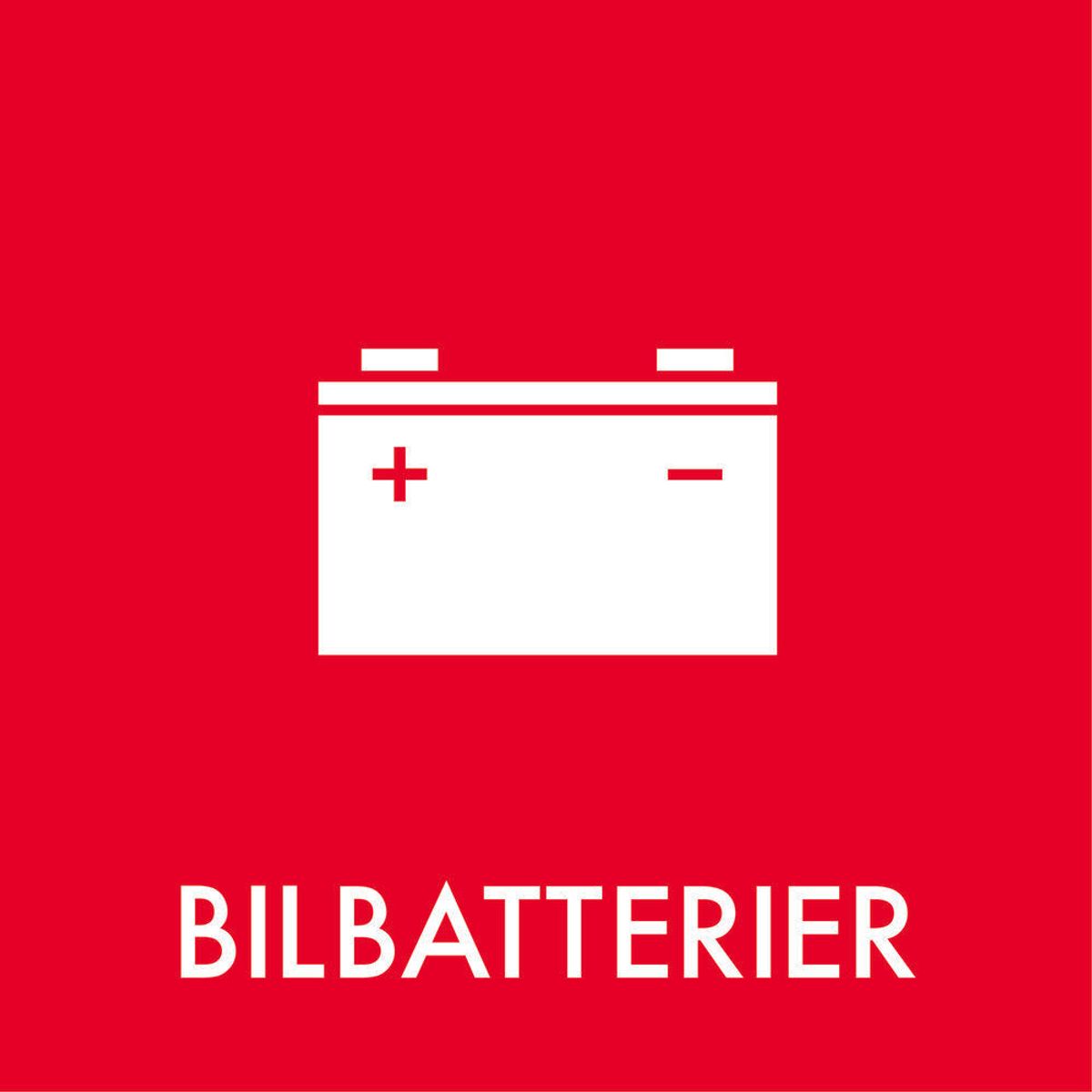 Affaldssortering - Bilbatterier