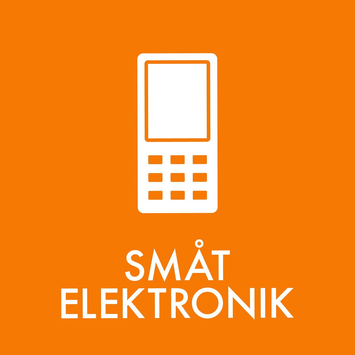 Affaldssortering - Småt elektronik