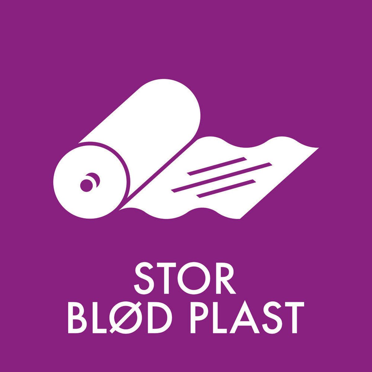 Affaldssortering - Stor Blød Plast