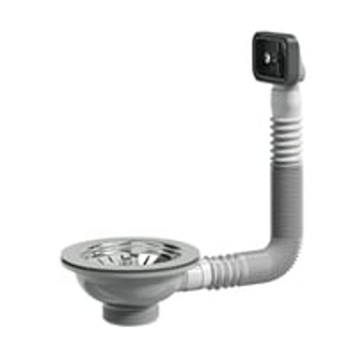 Aflbsst m/strainer m/lodret afgang