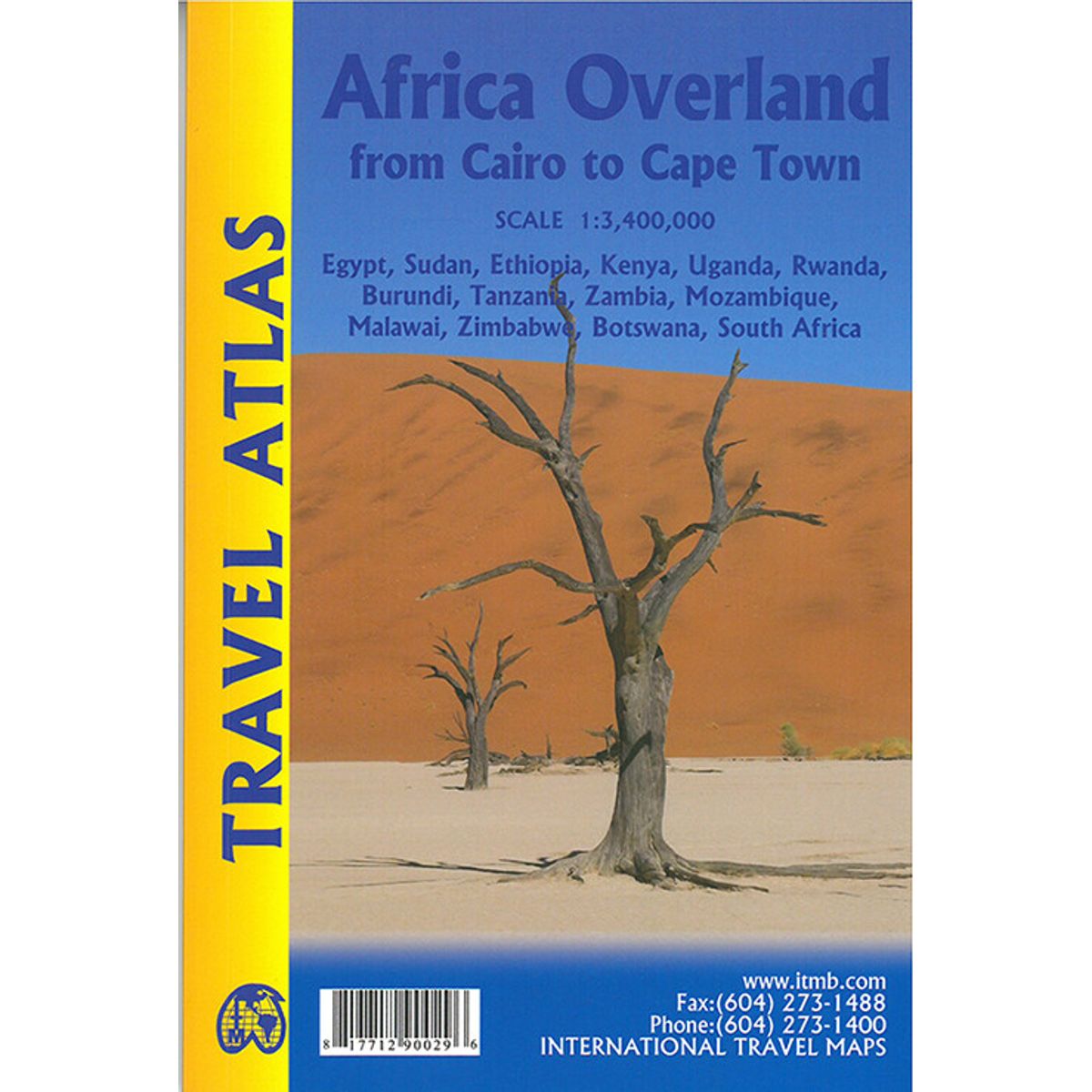 Africa Overland: Cairo To Cape Town Travel Atlas - Itmb - English Book