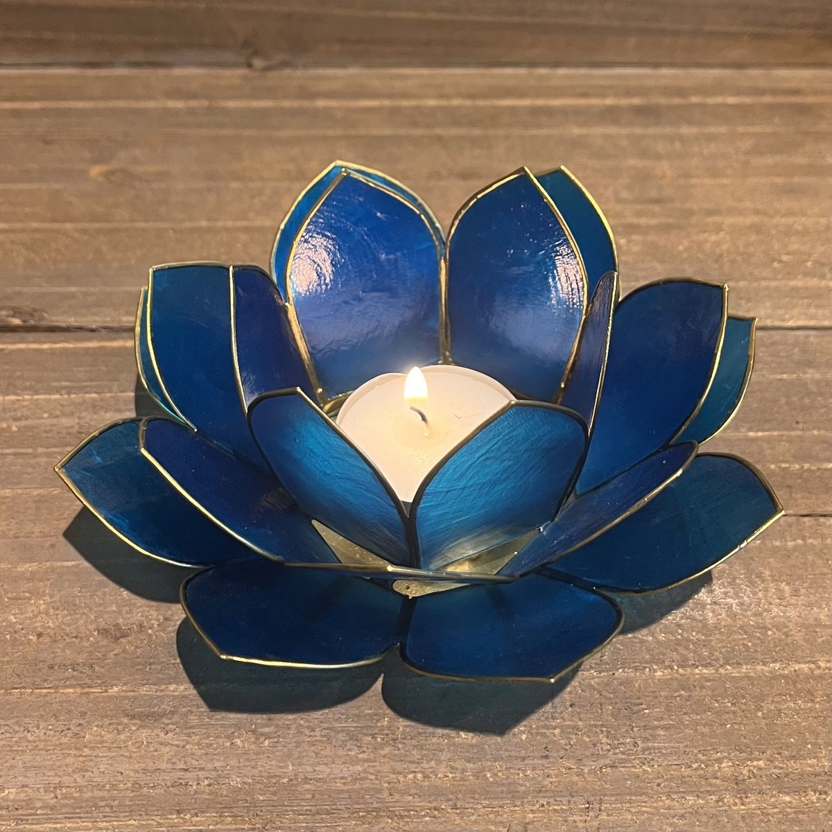 African Image - Lotus lysestage - Sea blue