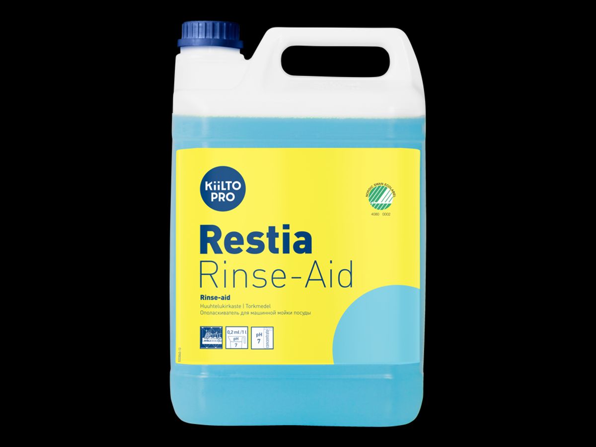 Afspændingsmiddel Kiilto Rinse-aid 3 x 5 Liter