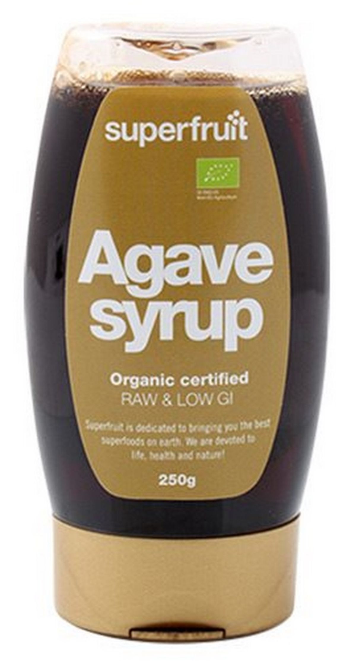 Agave sirup raw Ø Superfruit, 250g.