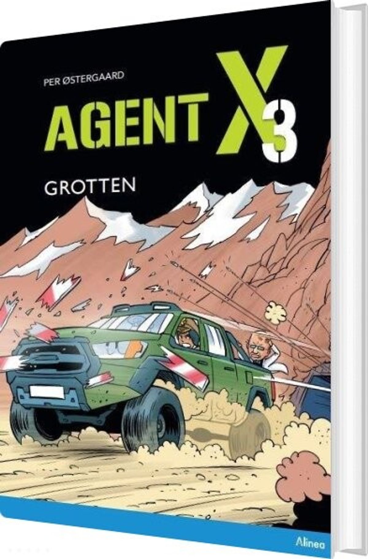 Agent X3 Grotten, Blå Læseklub - Per østergaard - Bog