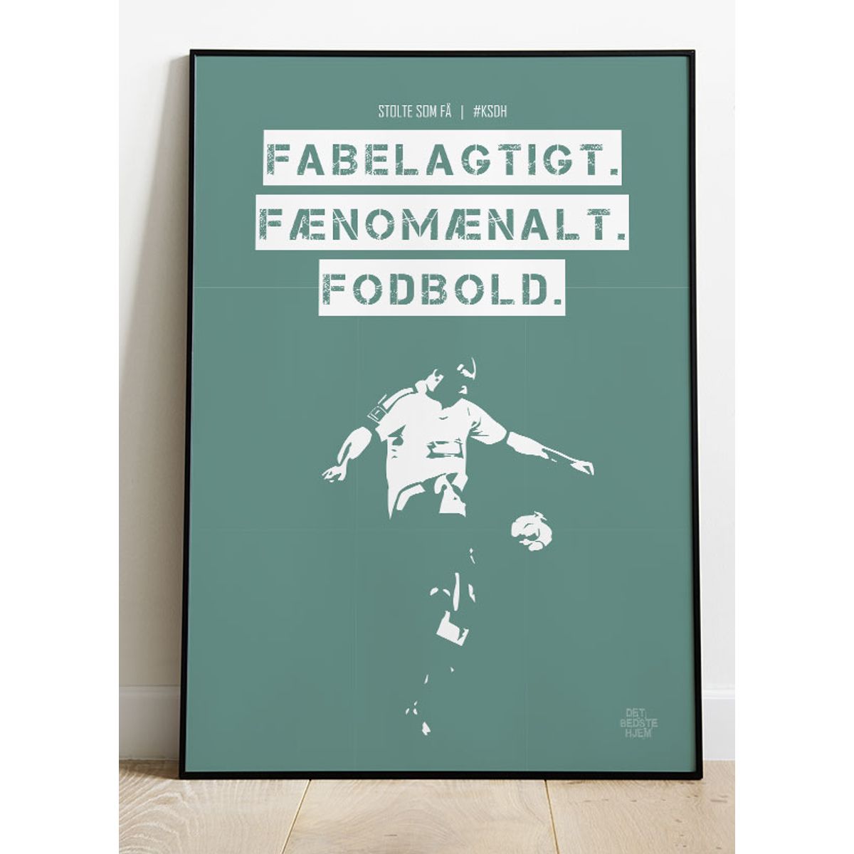 AGF - KSDH fodboldplakat - Fabelagtig - Grøn - 70 x 100 cm - Kr. 349,-