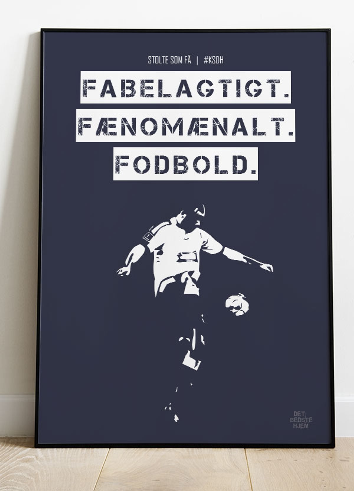 AGF - KSDH fodboldplakat - Fabelagtig - Lilla - 21 x 29,7 (A4) Kr. 199,-