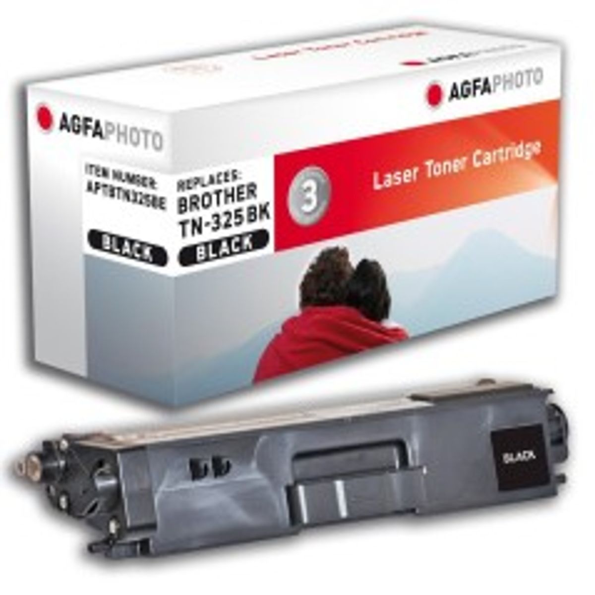 AgfaPhoto Toner BK, rpl TN-325 BK