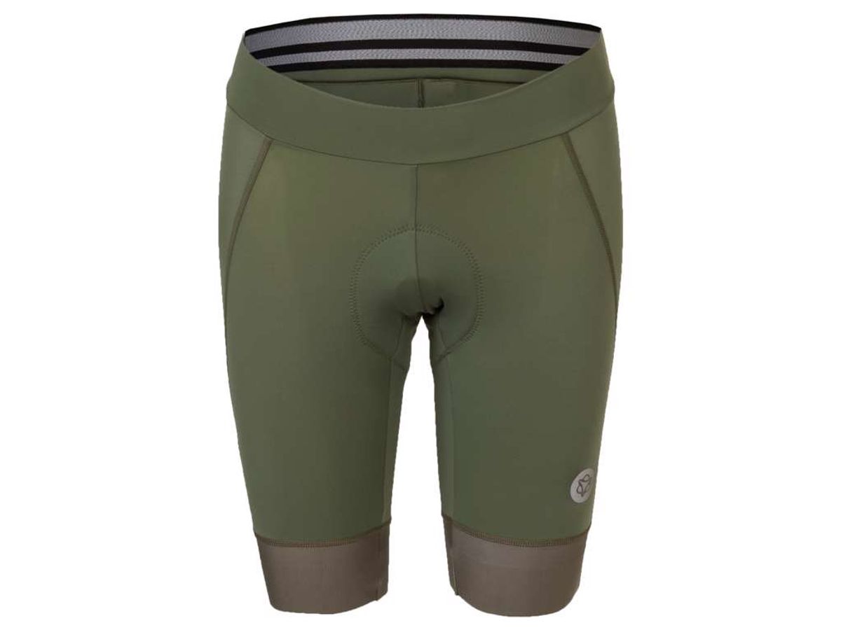 AGU Bibshort Essential Prime 2 - Cykelshorts - Dame - Army Grøn - Str. 2XL