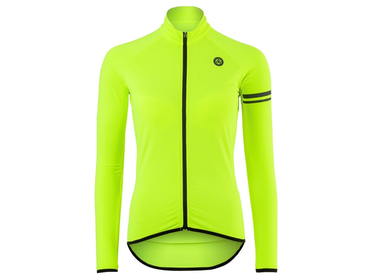 AGU Cykeltrøje - Thermo Essential - Lange ærmer - Dame - HI-VIS - Gul - Str. L