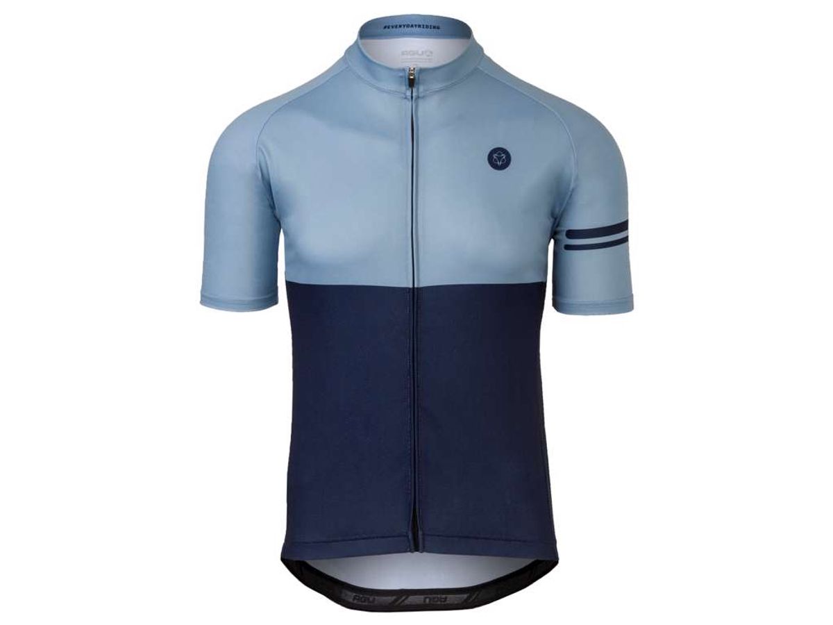 AGU Duo Essential - Cykeltrøje - K/Æ - Cloud/Blå - Str. 3XL