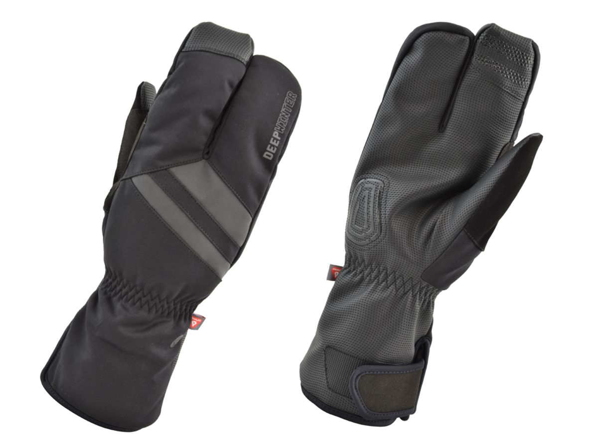 AGU Essential Deep Winter Cykelhandske - Sort - Str. XL