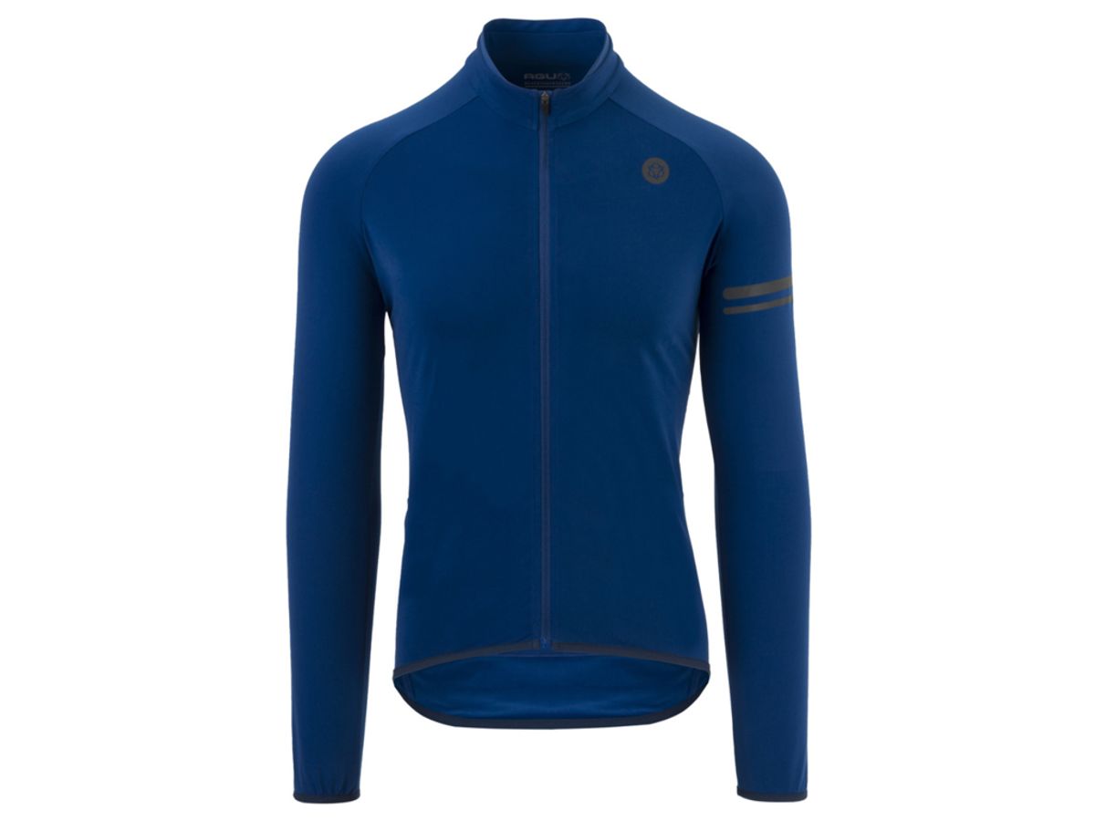 AGU Essential Thermo Jersey - Cykeltrøje L/Æ - Blå - Str. 3XL