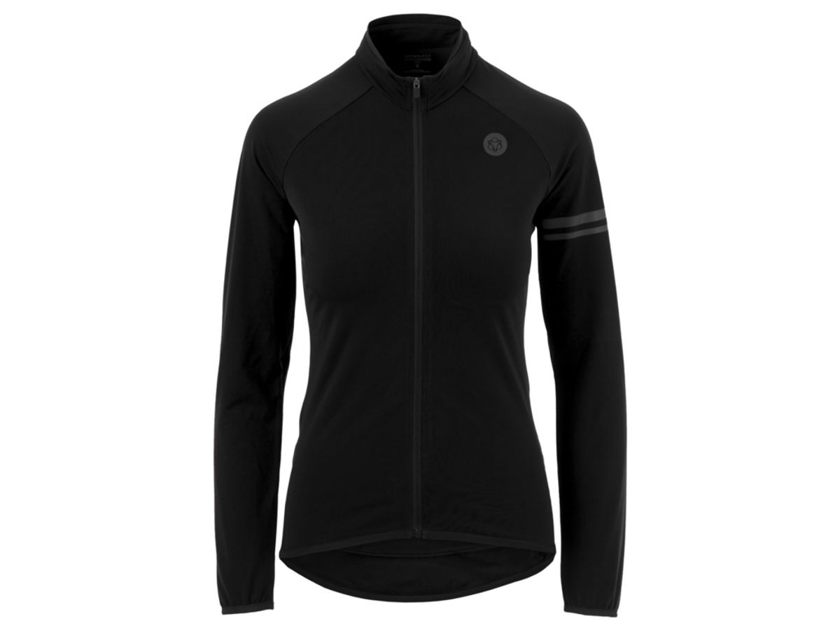 AGU Essential Thermo Jersey - Dame cykeltrøje L/Æ - Sort - Str. L