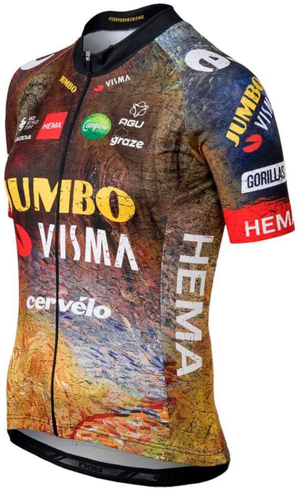 Agu Team Jumbo-Visma Replica 2023 - Vingegaard Jersey