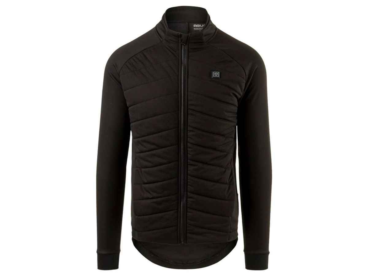 AGU Thermo Heated Jacket - Cykeljakke med LED Lys - Sort - Str. L