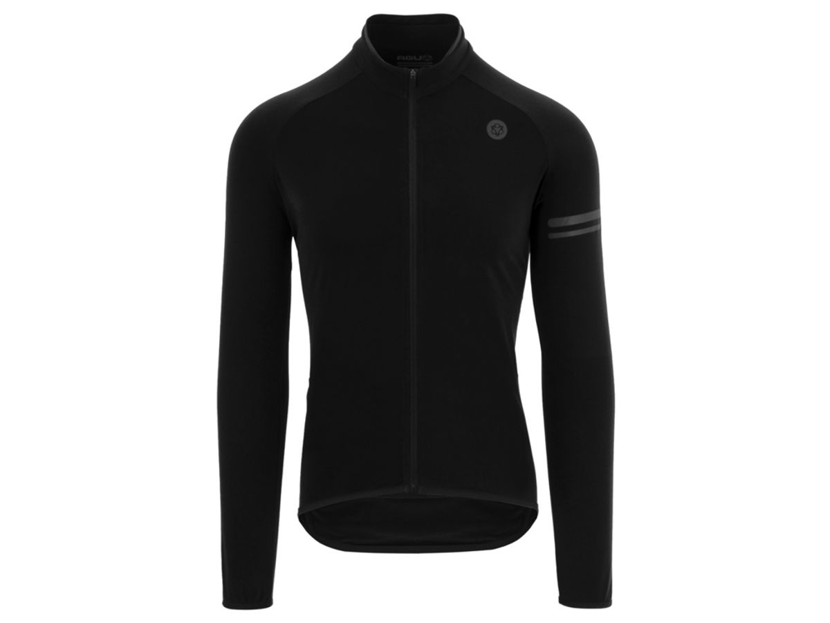 AGU Thermo Jersey Essential - Cykeltrøje - L/Æ - Sort - Str. L