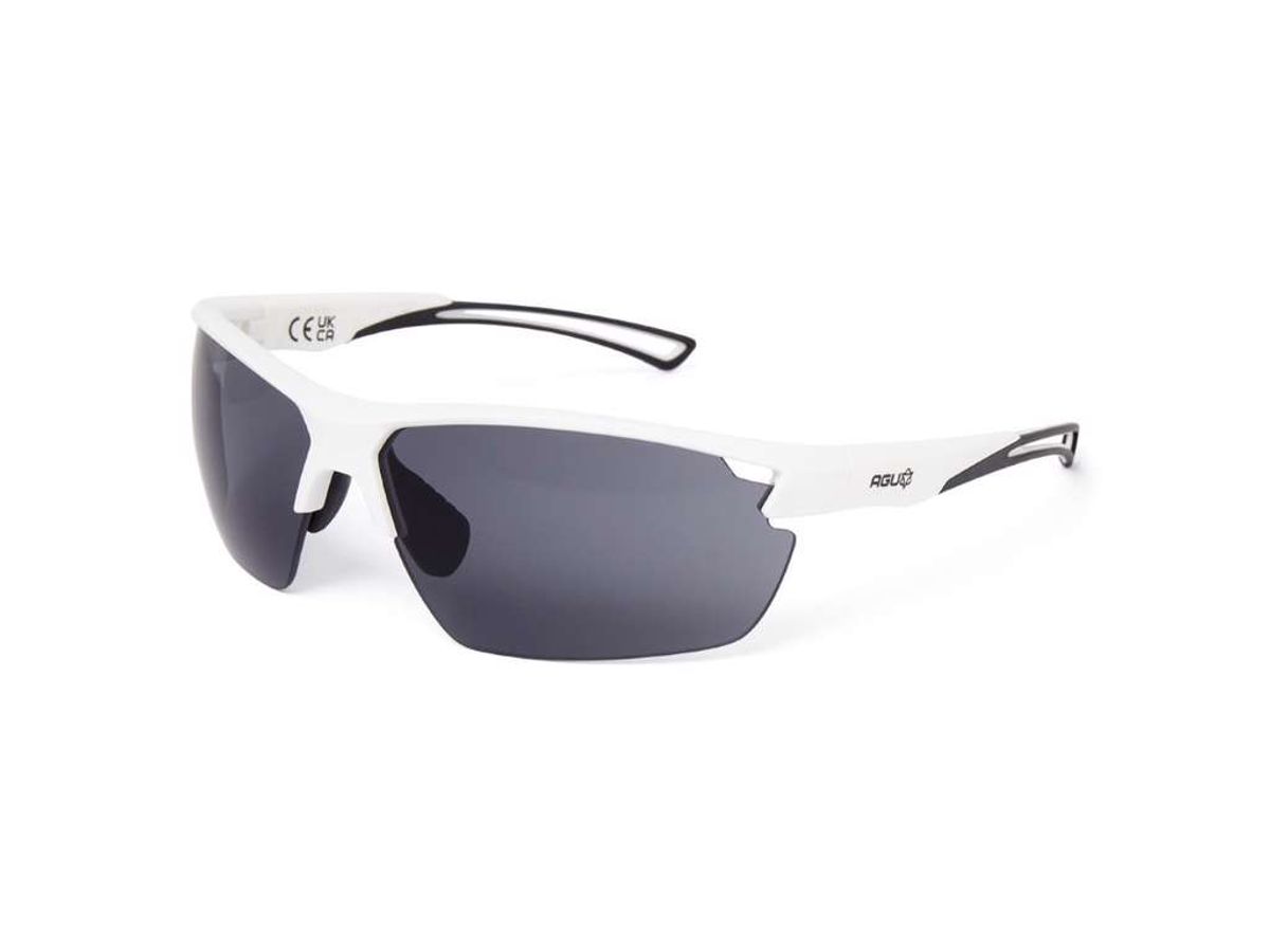 AGU Valiant - Cykelbrille Med UV 400 Linser - Hvid